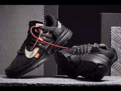 2018 Off White X Nike Presto Triple Black
