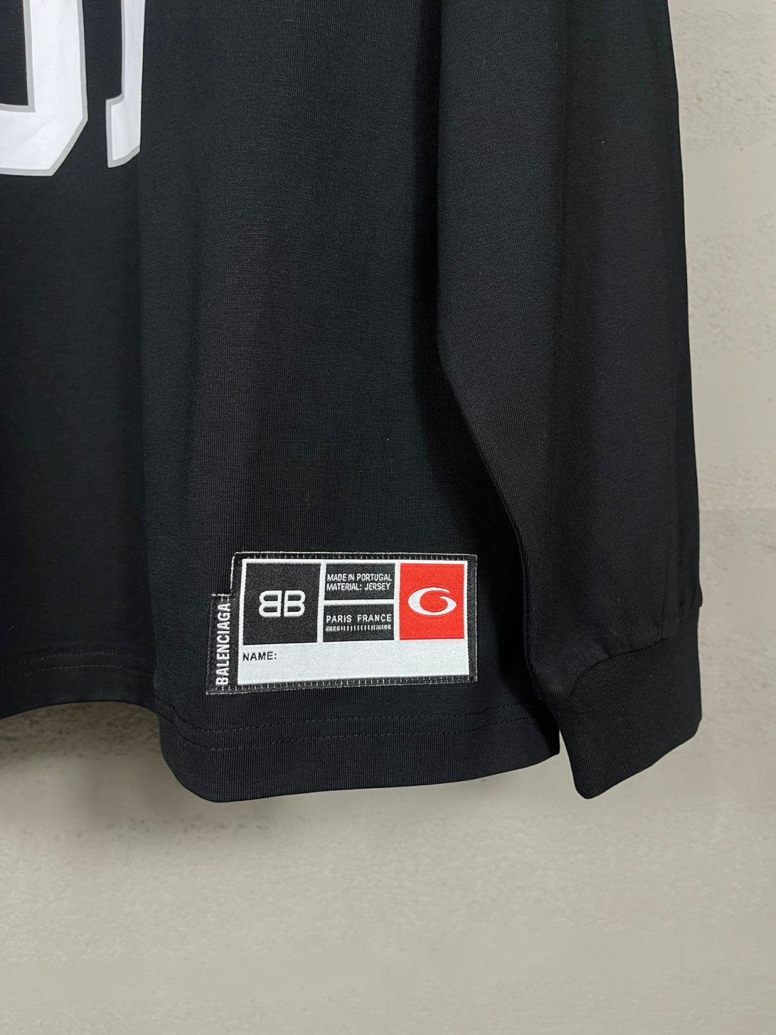 Balanciag@ Jersey Long Sleeves Tee 2025
