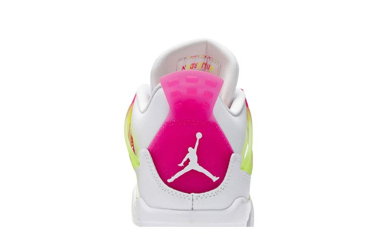 Jordan 4 Retro White Lemon Pink (GS)
