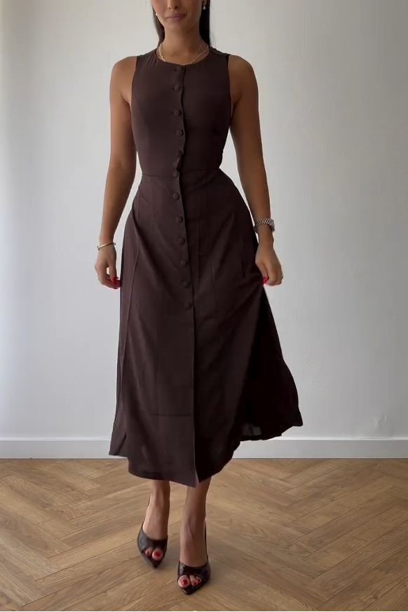 Timeless Cinched Midi Dress