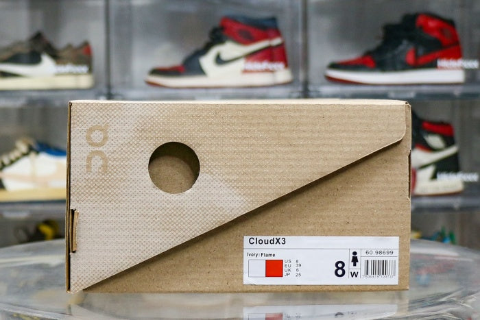 On Cloud X 3 Ivory Flame