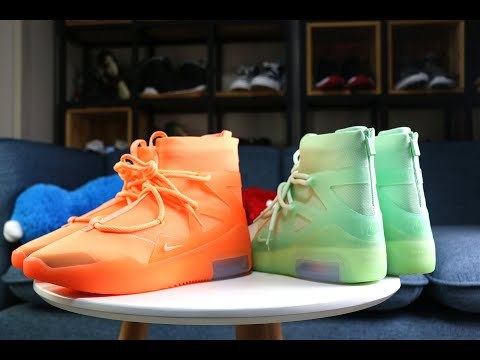 Air Fear Of God 1 Orange Pulse 2019