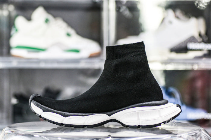 Balenciag* 3XL Sock Sneaker 'Black White'