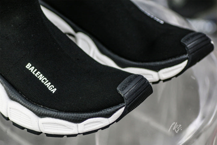 Balenciag* 3XL Sock Sneaker 'Black White'