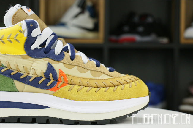 Nike Vaporwaffle sacai Jean Paul Gaultier Sesame Blue