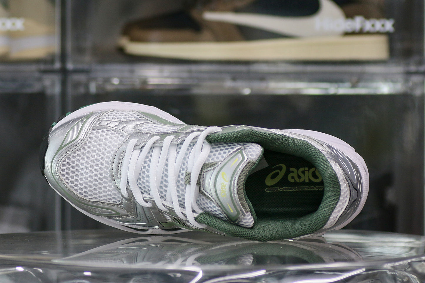 Gel Kayano 14 White Pure Silver Slate Grey Sage