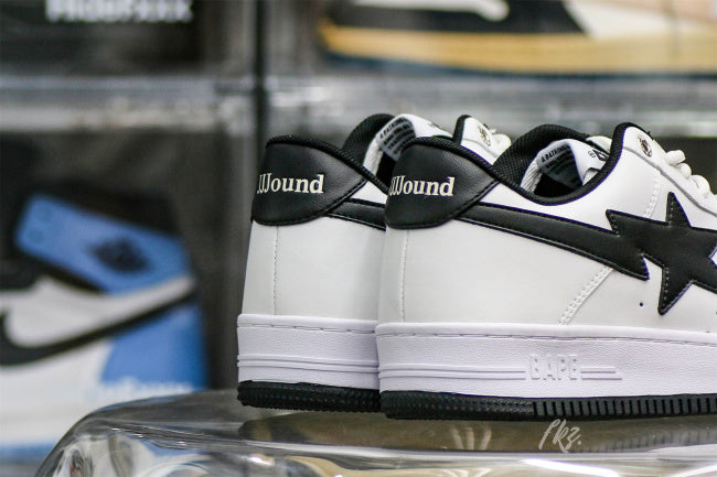 JJJJound x Bapesta White Black