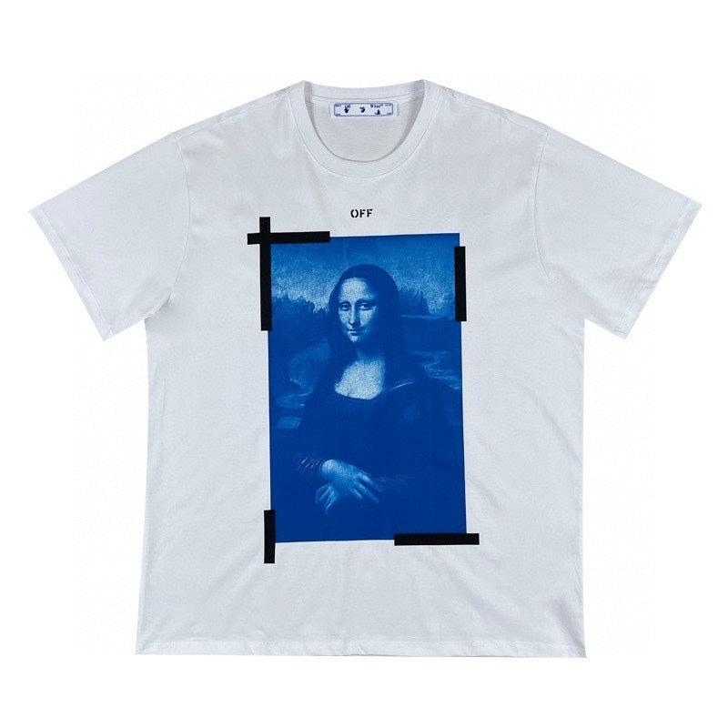 Ow blue Mona Lisa short sleeves