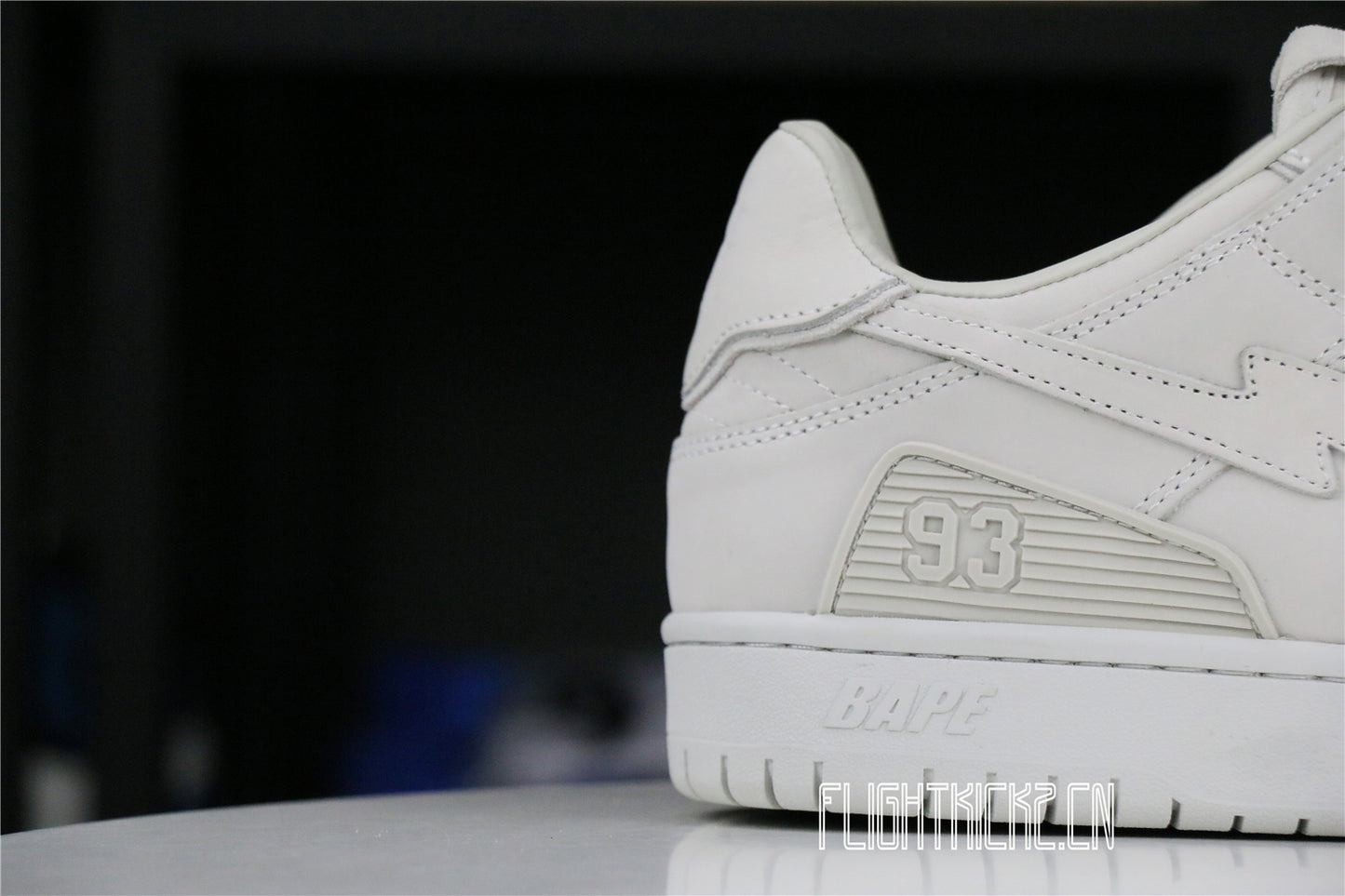 A Bathing Ape Bape SK8 Sta Triple White