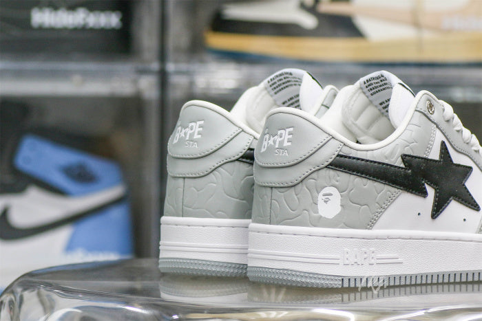 A Bathing Ape Bape Sta Low Grey Black