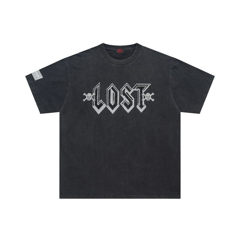 New released washing black tshirt