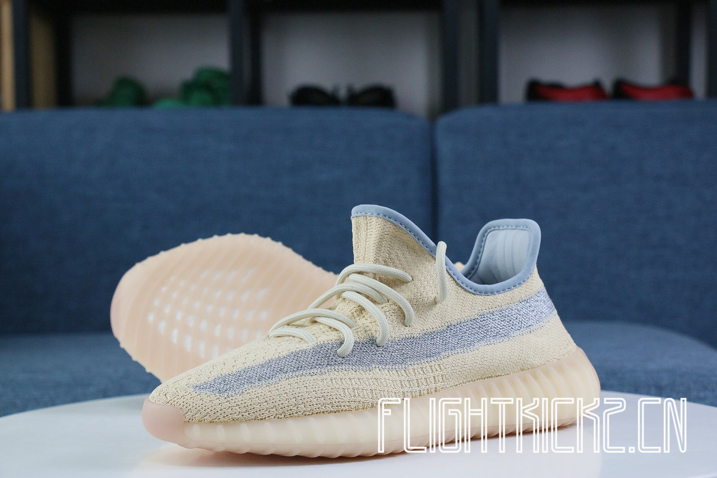 2020 Yeezy 350 V2 Linen Reflective Strip(LN5 A1)