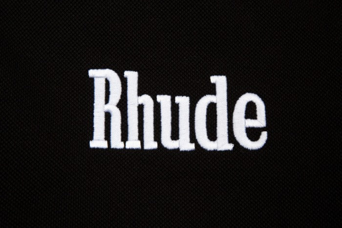 Rhud3 2023ss men's and women's classic pearl letter floral shorts