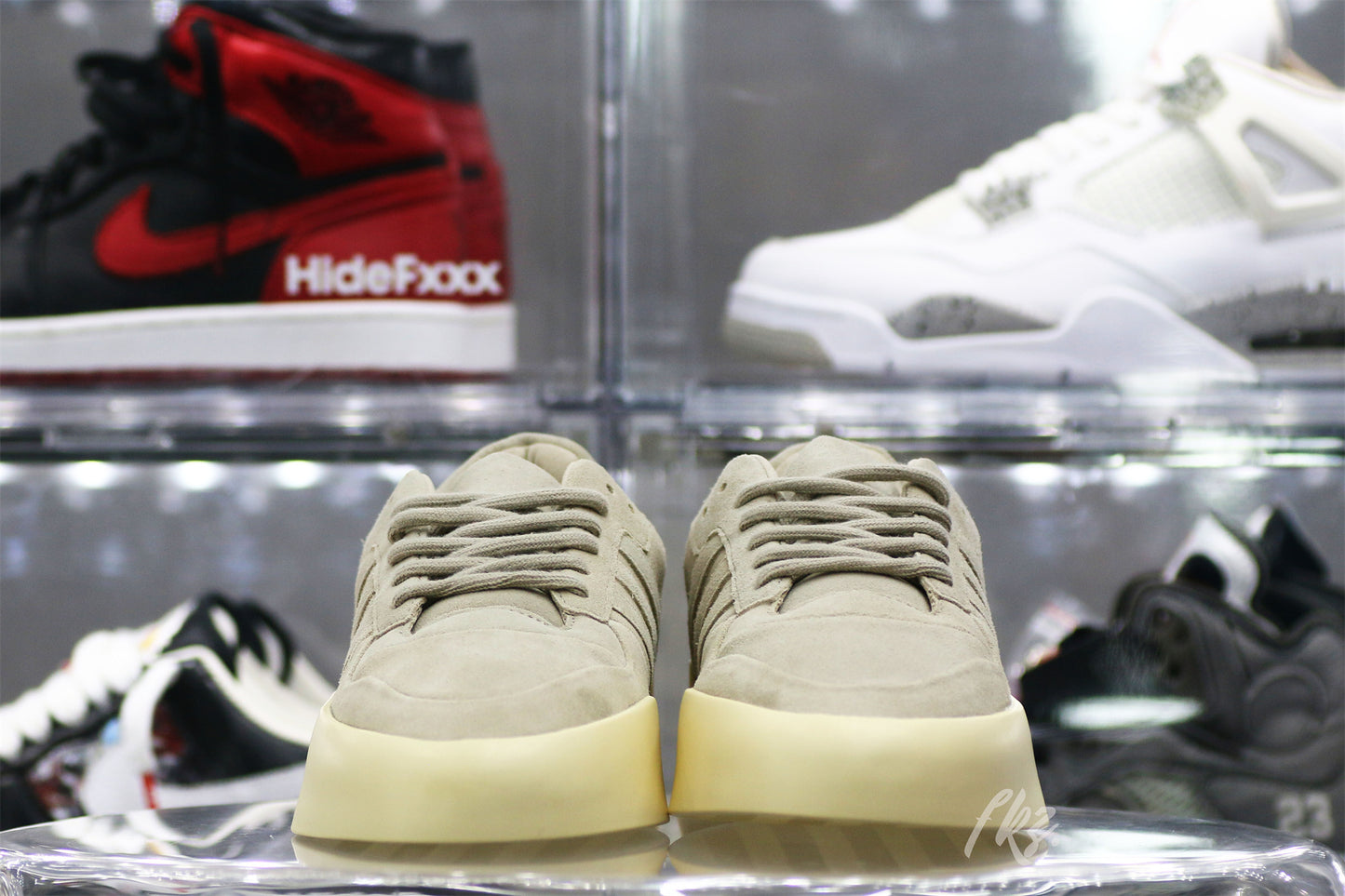 Fear of God x adidas Rivalry Low 86 Dusty Beige