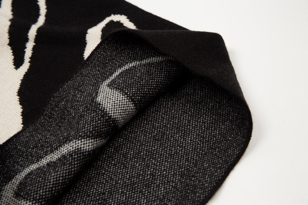 Rhud3 2023ss men's and women's knitted jacquard alphabet shorts