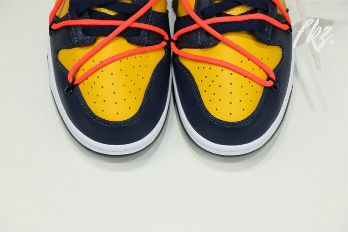 Off-White x Nike Dunk Low “Michigan” 2019(LN5 A1 Batch)