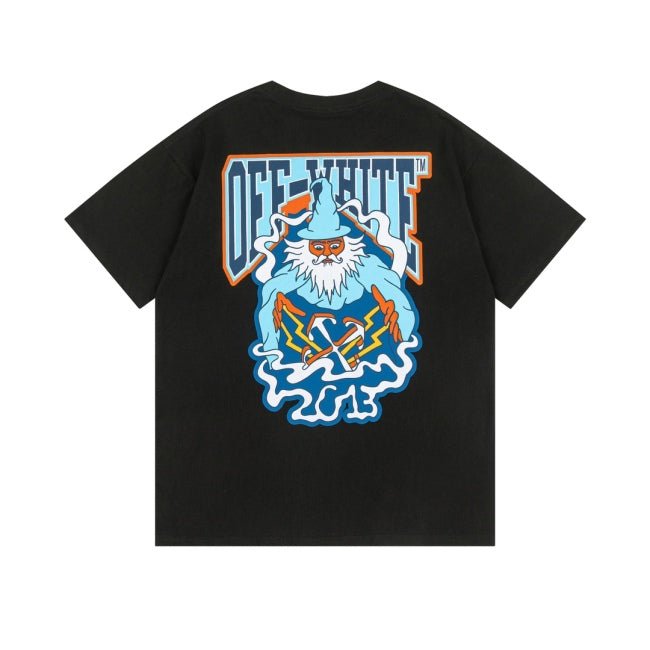 Off-White Blue Wiz skate T-Shirt