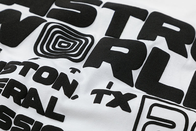 Travis Scott Cactus Jack Fesrival Staff Tee rap tour short sleeves