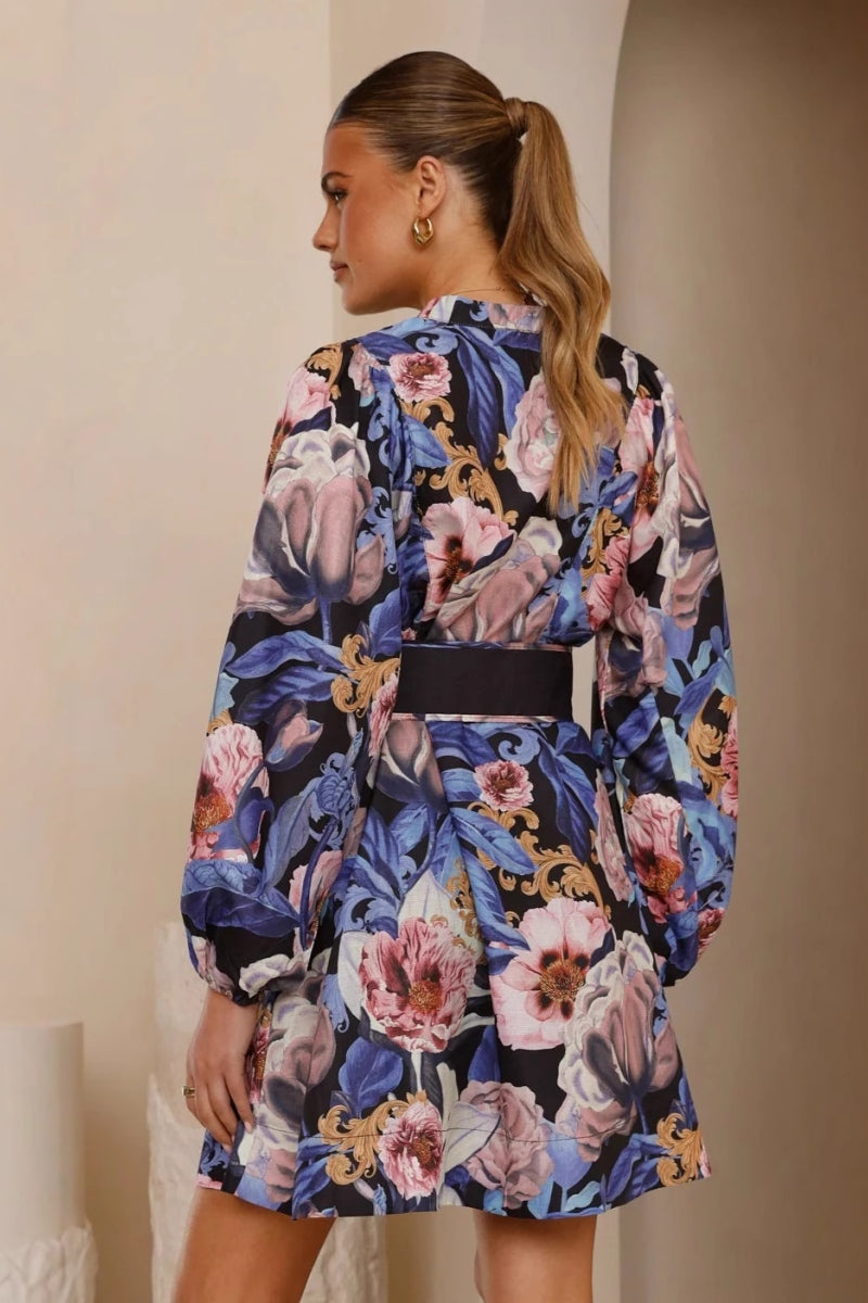 Casual Wrap Belted Dress