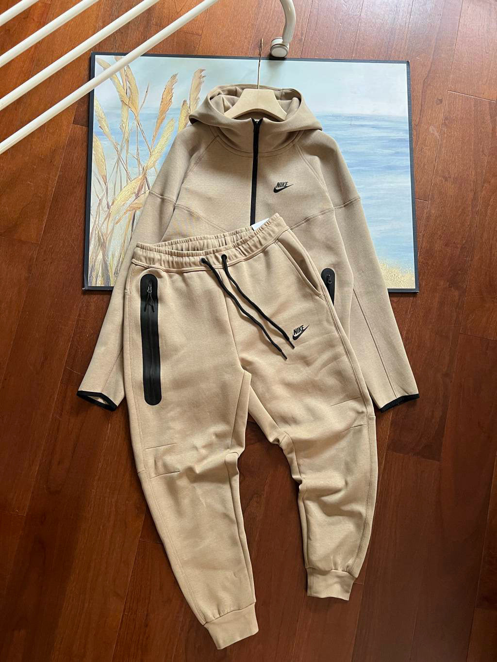 New tech fleece jacket pants set 4 colors