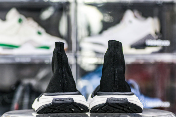 Balenciag* 3XL Sock Sneaker 'Black White'