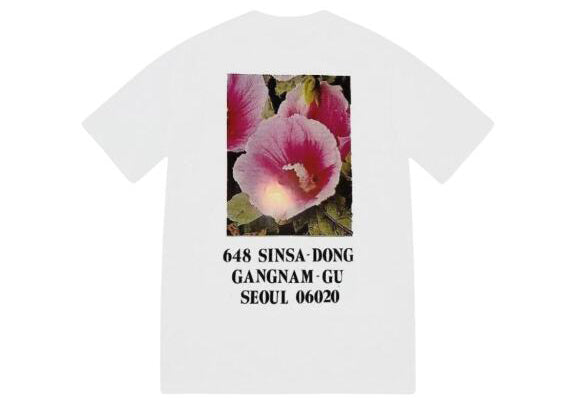 Suprem3 Seoul Box Logo Tee White