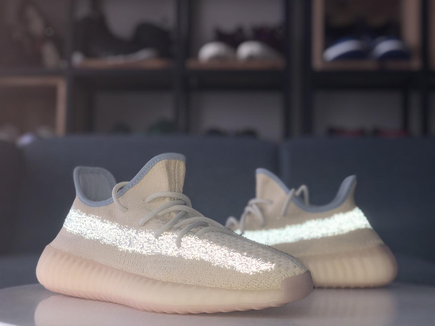 2020 Yeezy 350 V2 Linen Reflective Strip(LN5 A1)