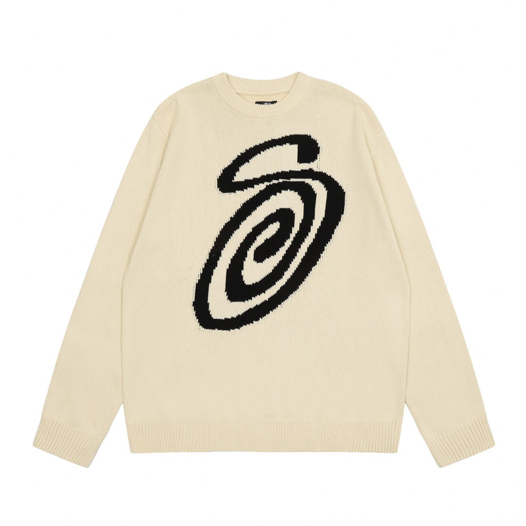 Stussy Hairy Plaid Cardigan Sweater