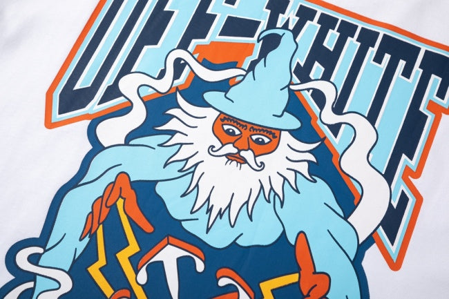 Off-White Blue Wiz skate T-Shirt