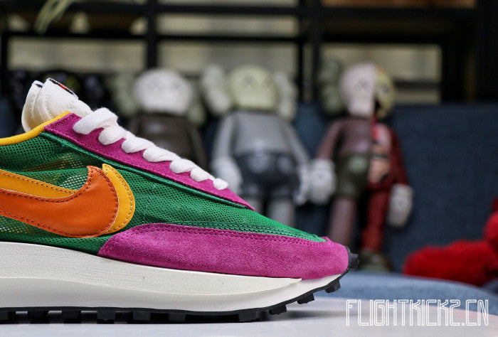 Nike LD Waffle Sacai Green Pink