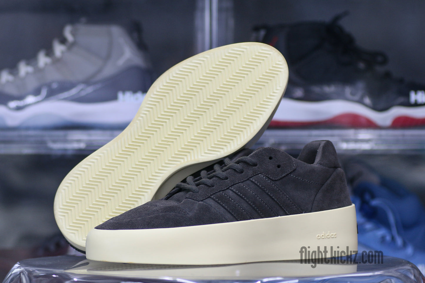 Fear of God x adidas Rivalry Low 86 Core Black