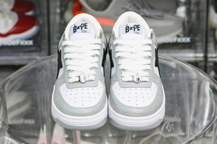 A Bathing Ape Bape Sta Low Grey Black