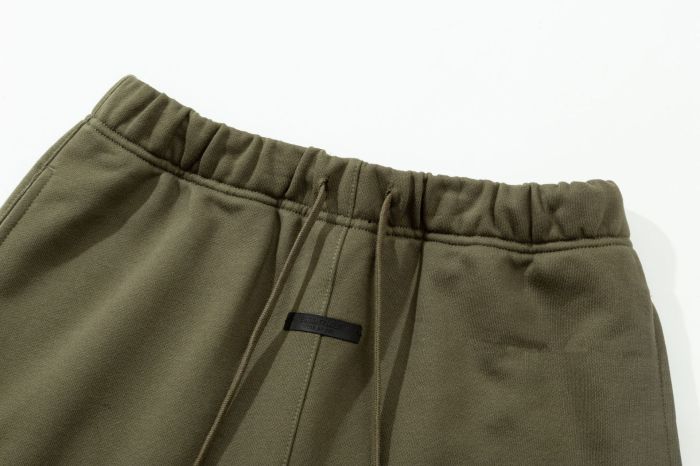 FOG Essentials 2025 Flocked Arch Letter Casual Loose Shorts