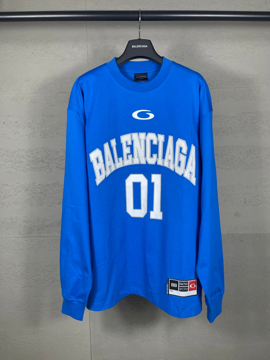 Balanciag@ Jersey Long Sleeves Tee 2025