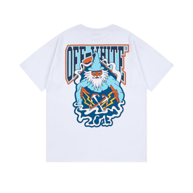 Off-White Blue Wiz skate T-Shirt