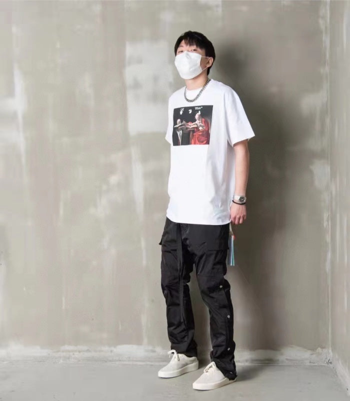 OW red religious short sleeve
