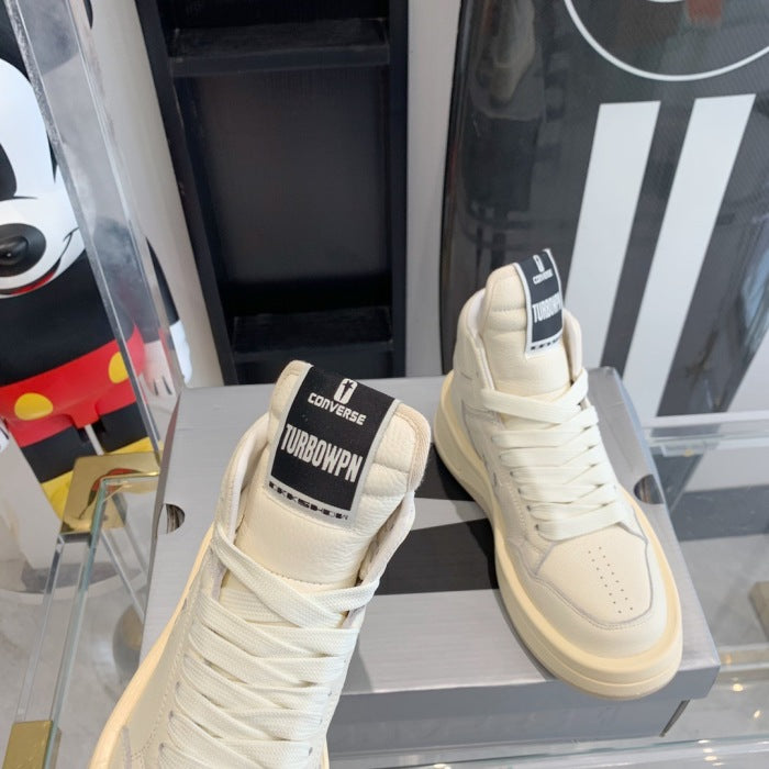 R!ck Ow3ns x Converse TURBOWPN White
