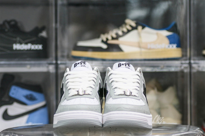 A Bathing Ape Bape Sta Low Grey Black