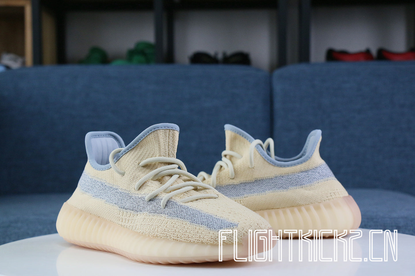 2020 Yeezy 350 V2 Linen Reflective Strip(LN5 A1)