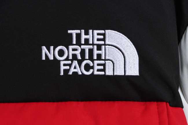 TNF Panel Contrast Color Cargo Down Jacket