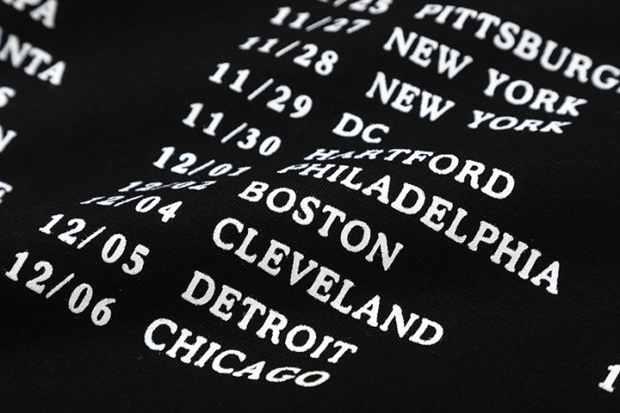 Travis Scott Cactus Jack Astroworld Logo solid color letter printing short sleeves