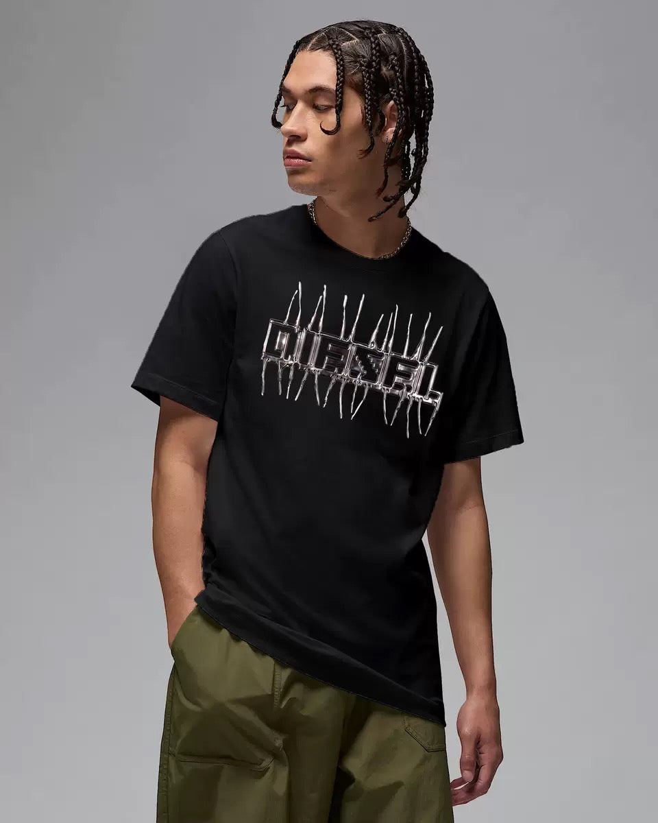 new releasing pure cotton gradient simple letter print T-shirt