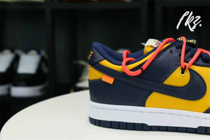 Off-White x Nike Dunk Low “Michigan” 2019(LN5 A1 Batch)
