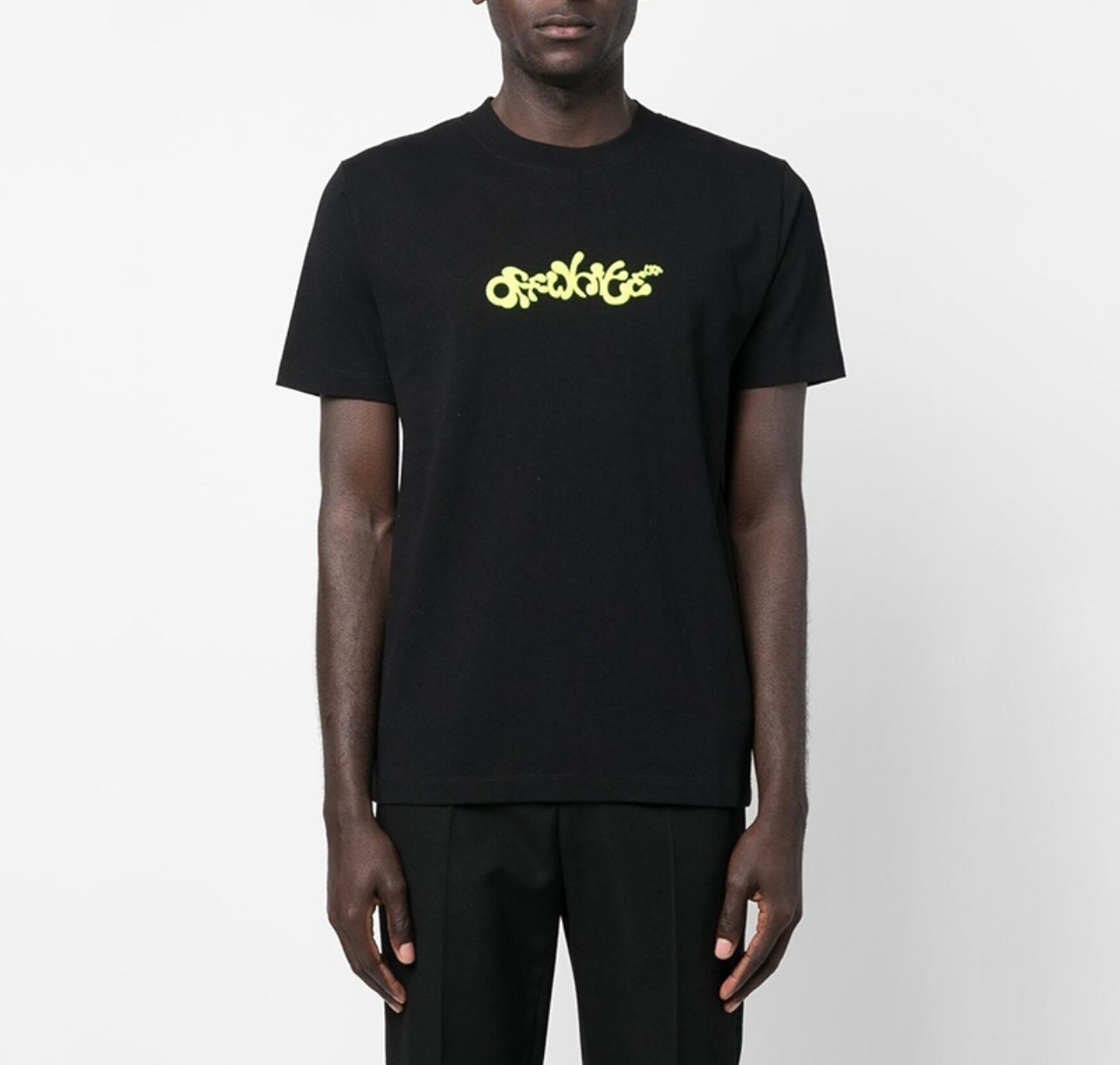 OW green paint letter arrowhead short sleeves