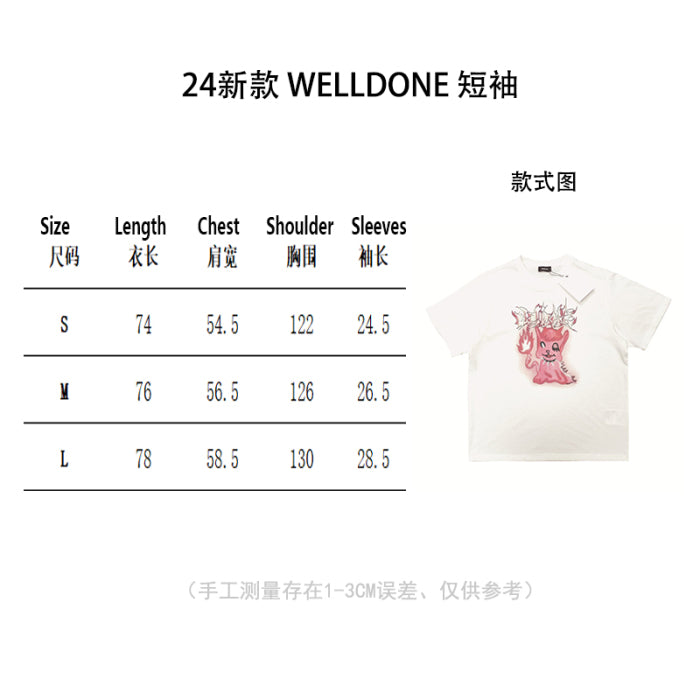 We11d0ne Monster-print Cotton T-shirt