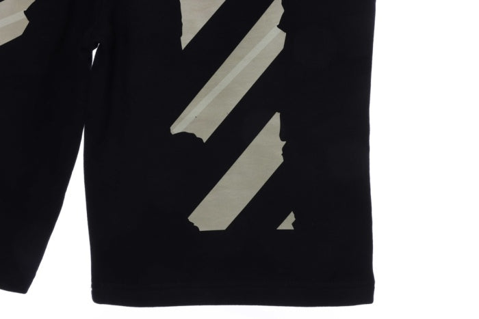 OW striped printed shorts