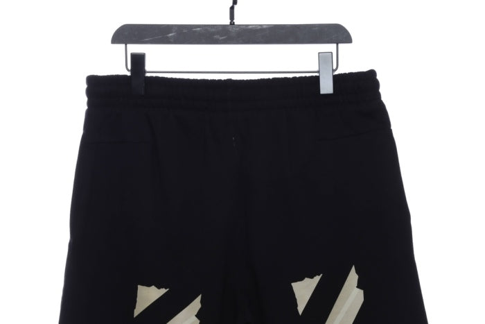 OW striped printed shorts