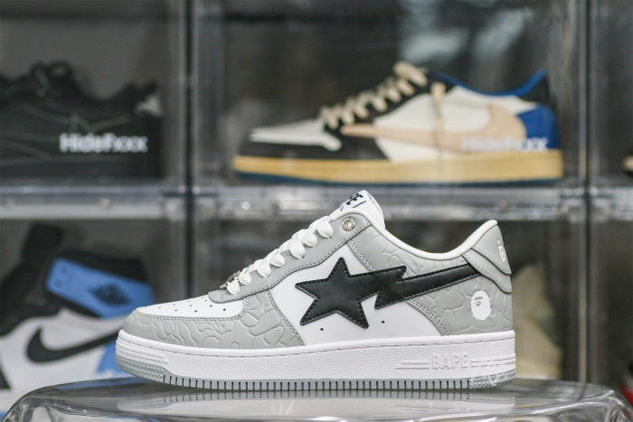 A Bathing Ape Bape Sta Low Grey Black