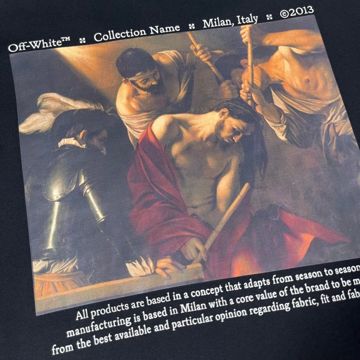 Ow Caravaggio Oil painting religious short sleeves