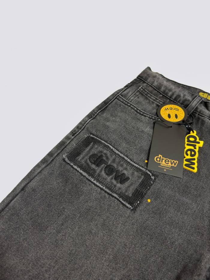 Drew House Broken Hole Washed Splash Ink Jeans